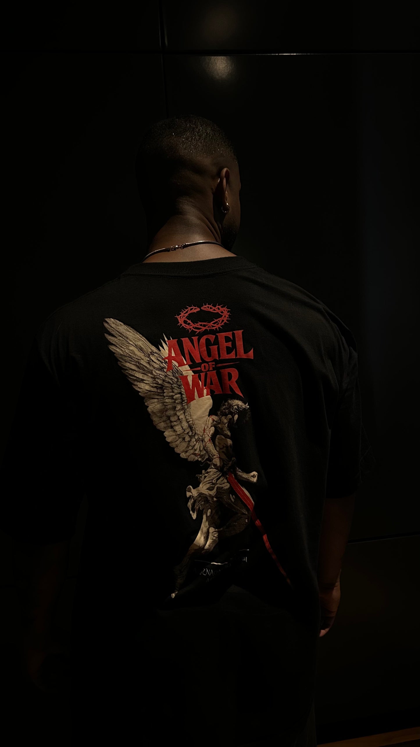 ANGEL OF WAR — CAMISETA OVERSIZED